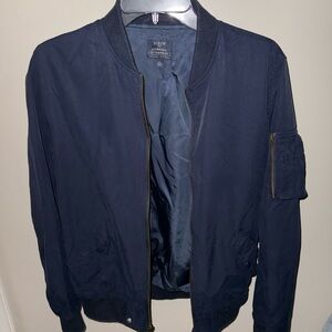 J. Crew Navy Bomber Jacket